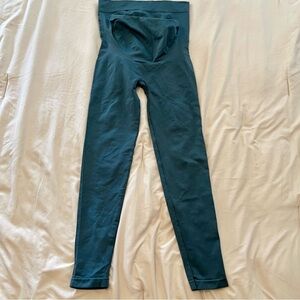 BLANQI Maternity Support Leggings in Deep Teal Size M